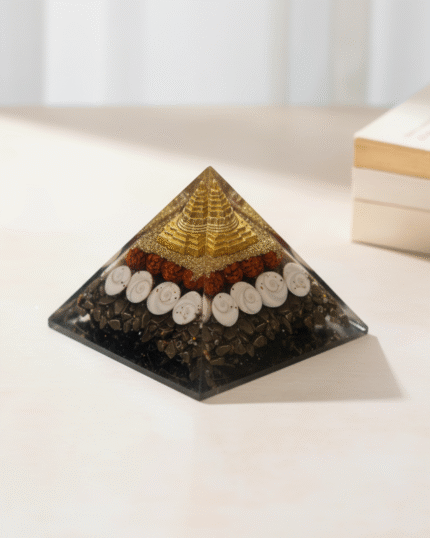 Golden Energy Pyrite Pyramid